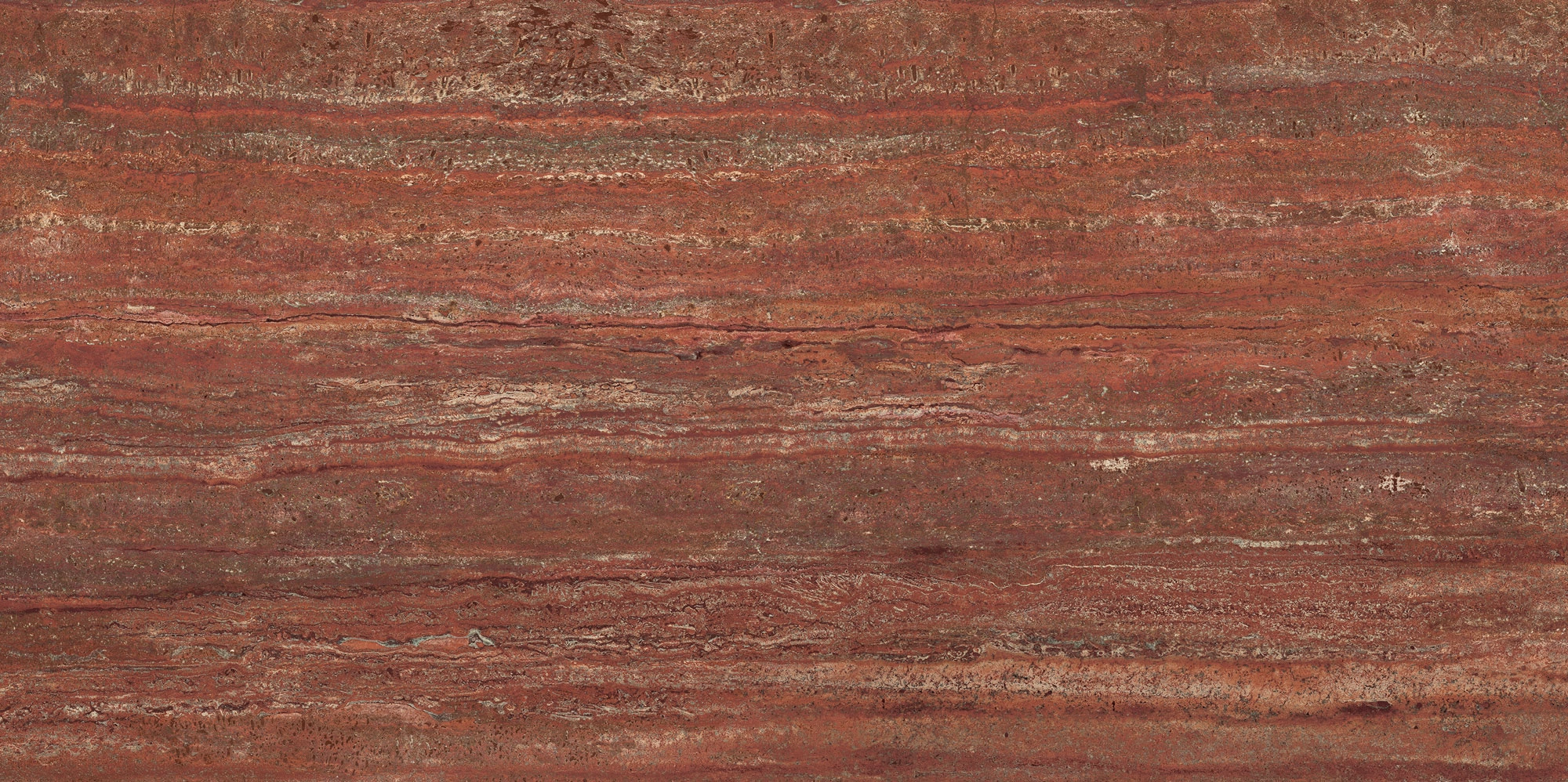Italgraniti Travertino Rosso Vein Cut Sq. 160X80 TR07GA