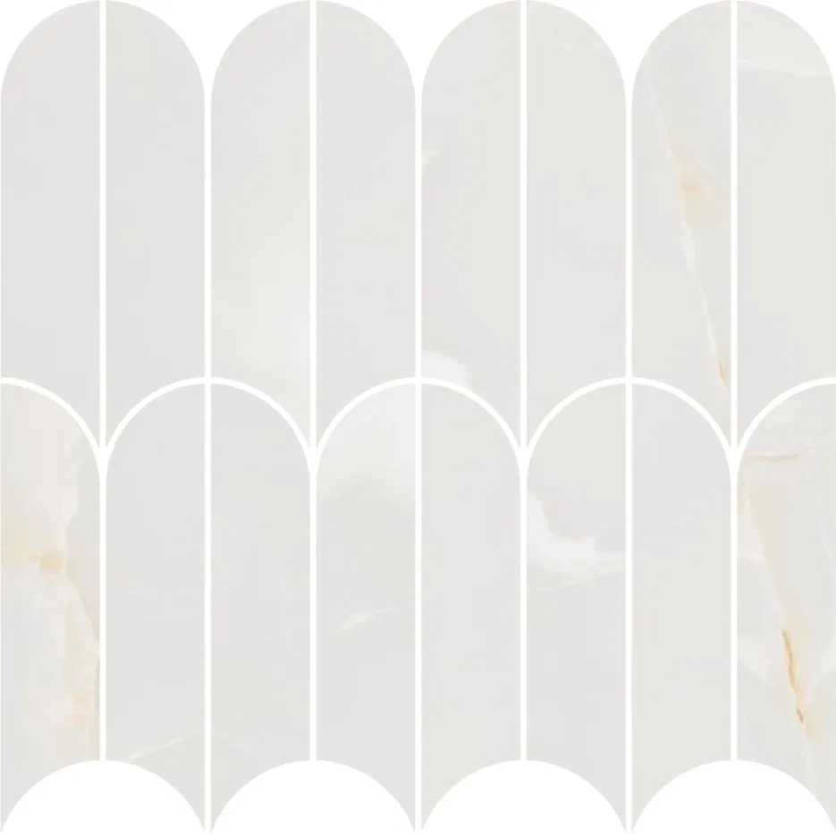Marazzi Allmarble Onice Avorio Mosaico Ventaglio Lux MPAU