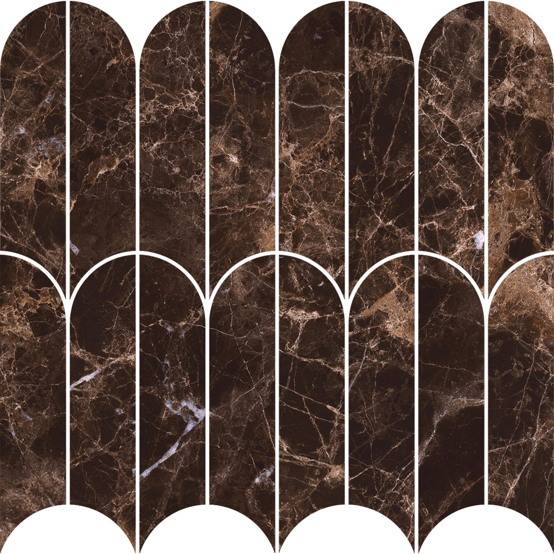 Marazzi Allmarble Emperador Mosaico Ventaglio Lux MEZL