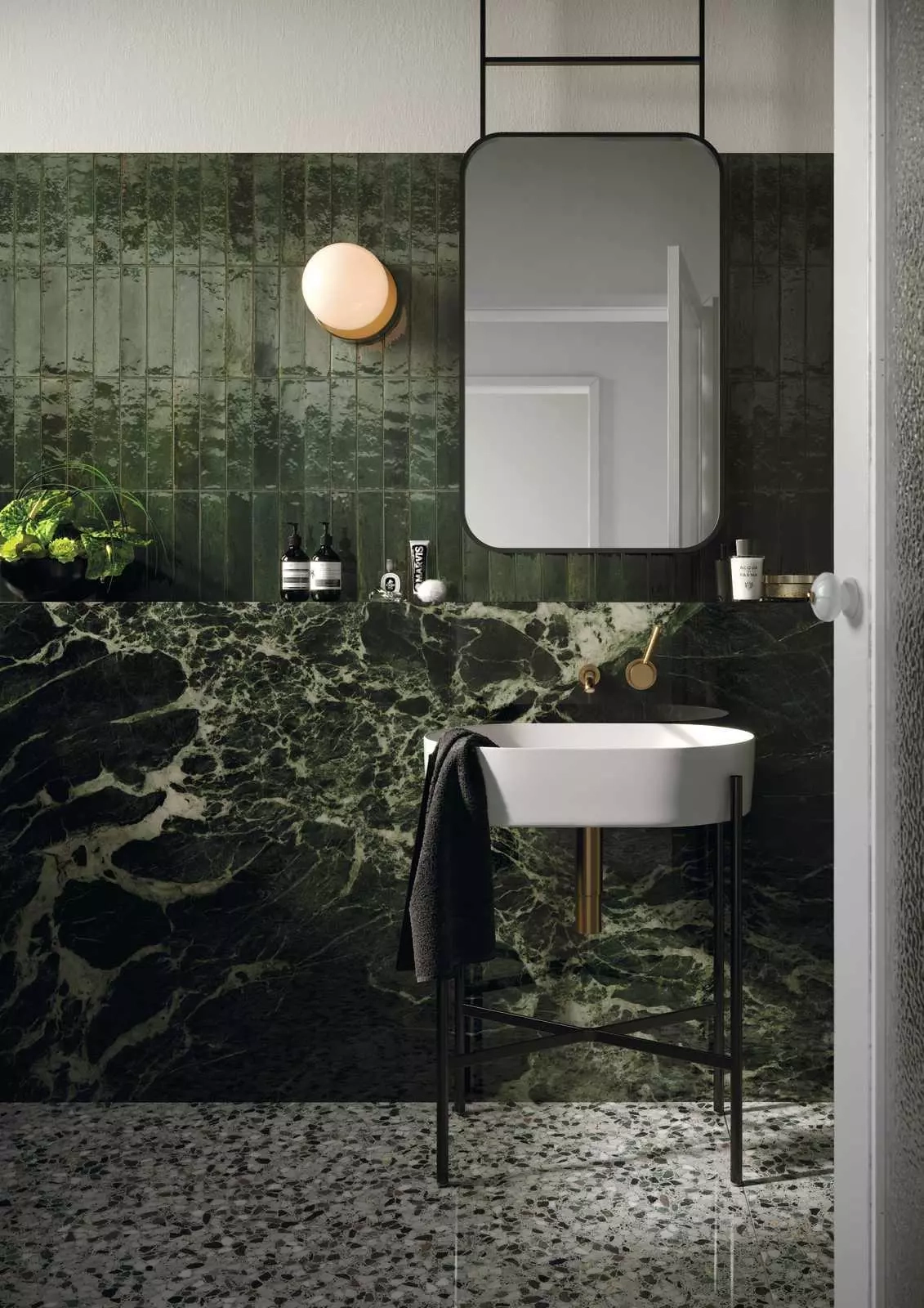 Marazzi Allmarble Verde Borgogna Lux Rt MEM1