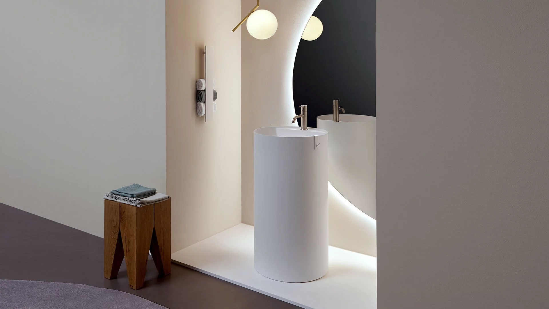 Waschbecken Antonio Lupi SIMPLO85