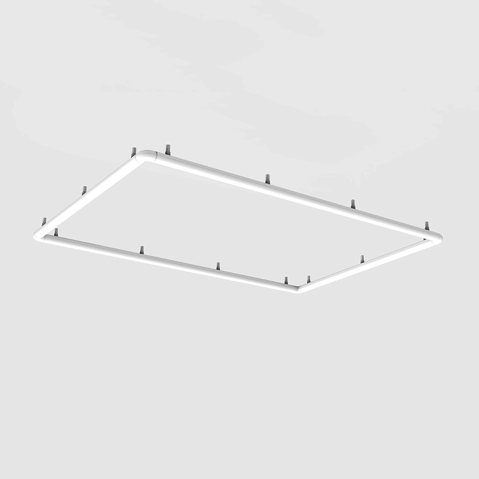 Ceiling lamp Artemide 1430130A Alphabet of Light - Rectangular - Wall/Ceiling Semi-Recessed - Dali/Push or APP