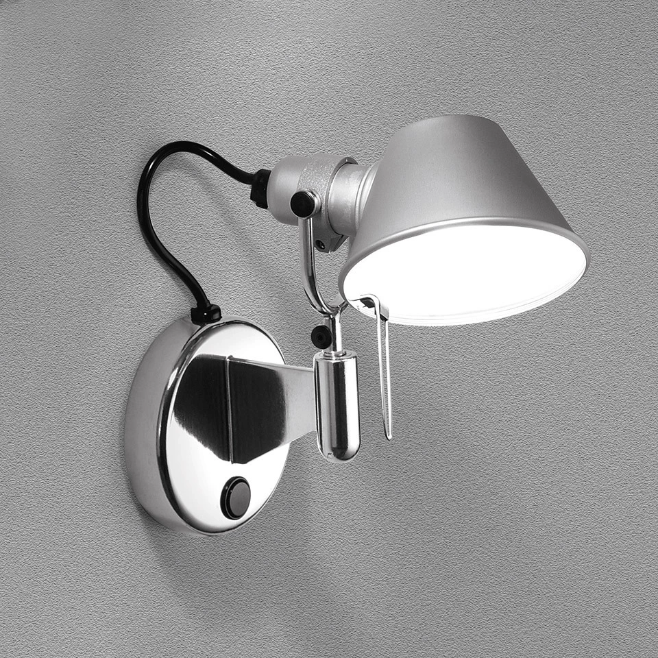 Lampa ścienna Artemide A0436W00 Tolomeo Faretto