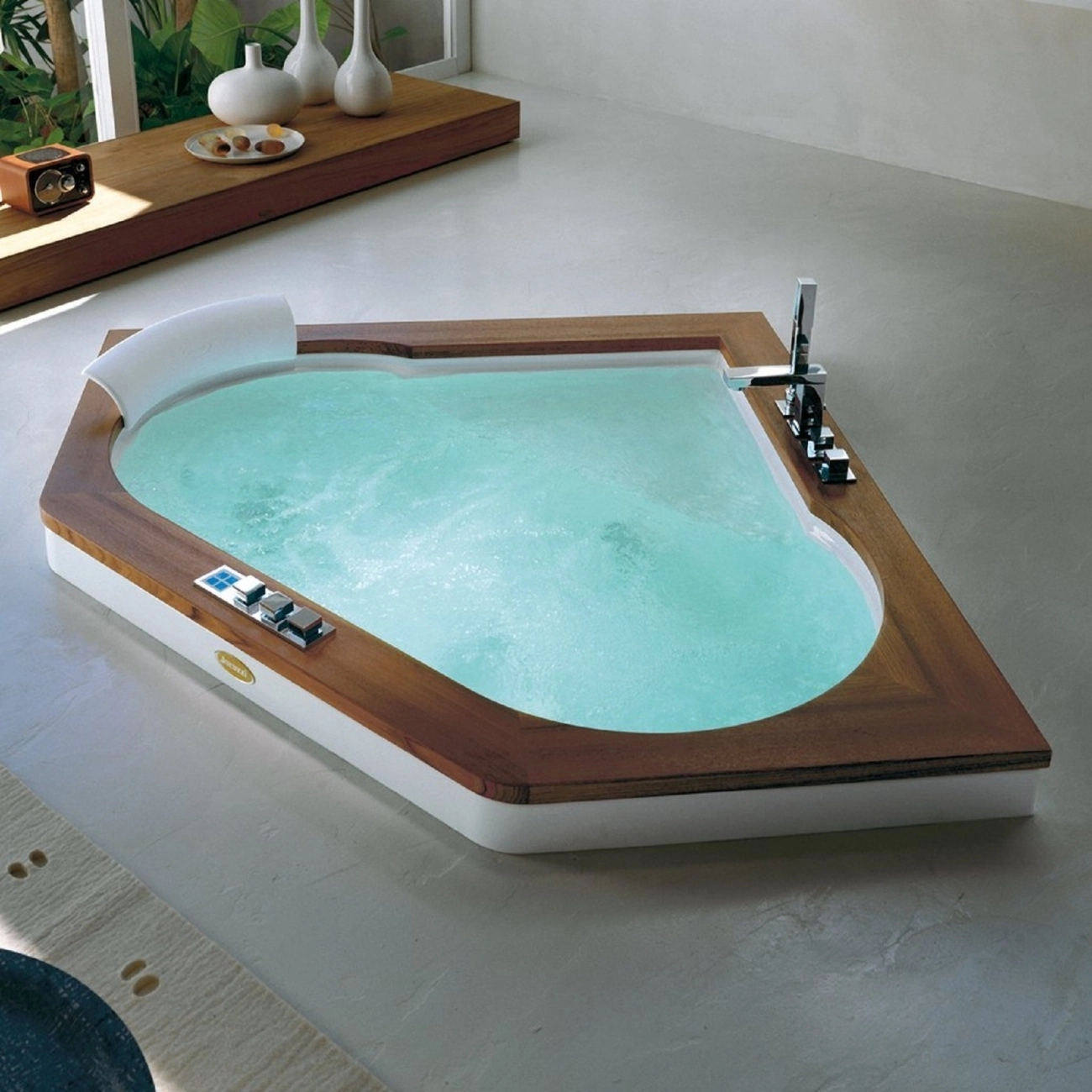 Vasca Jacuzzi Aura Corner 140 Wood