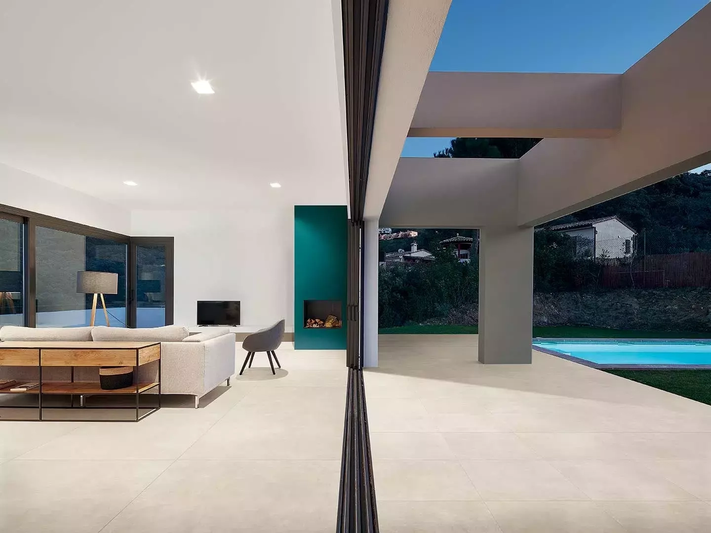 Floor Gres Buildtech 2.0 Cream Glo 6Mm 120X240 R  766674