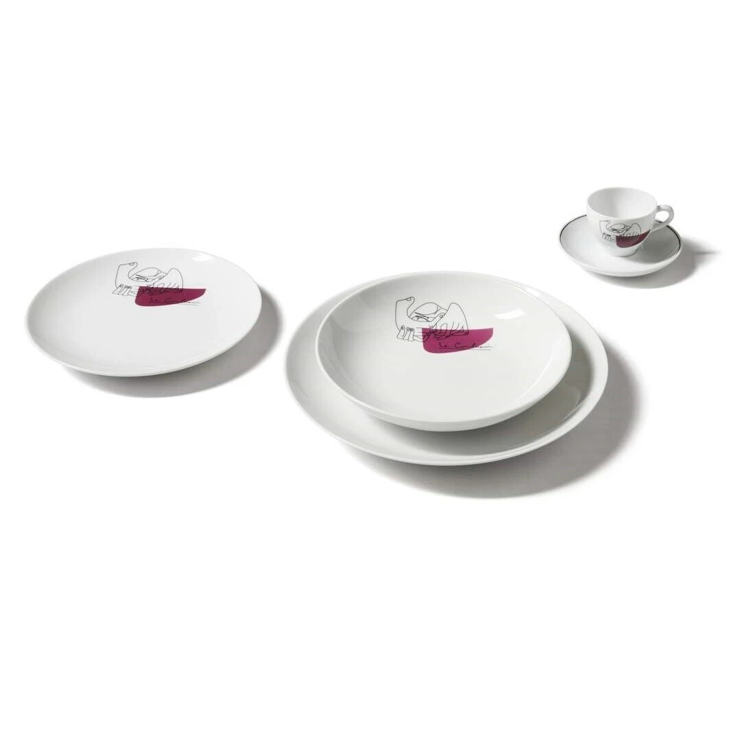 Vaisselle Cassina Service Prunier