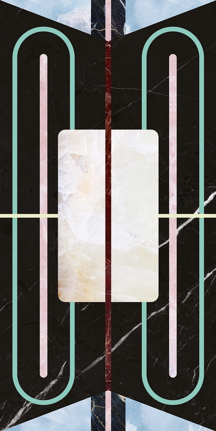 Cedit Chimera Dec.Emp.Nero Mat 6Mm 60X120R 769483