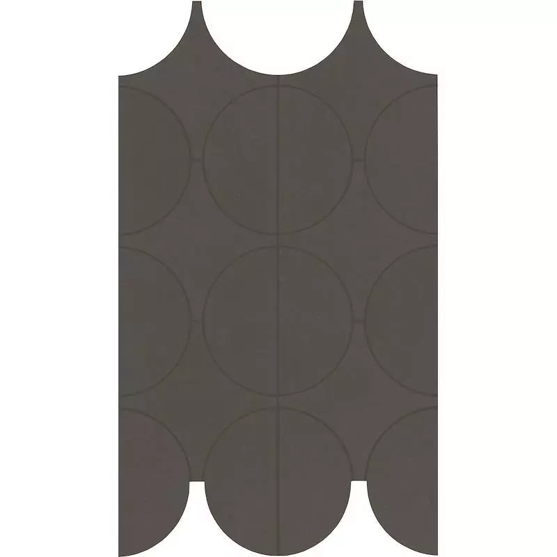 Marazzi Cementum Carbon Mosaico Cerchi M9Y4