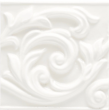 GRAZIA VOLUTA 13X13 BIANCO CRAQUELE' VO010