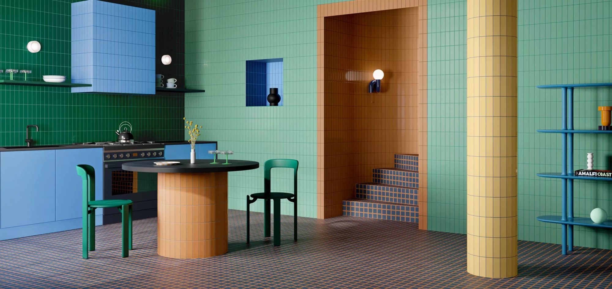 Quintessenza Färgblock Menta Lucido FGB106L