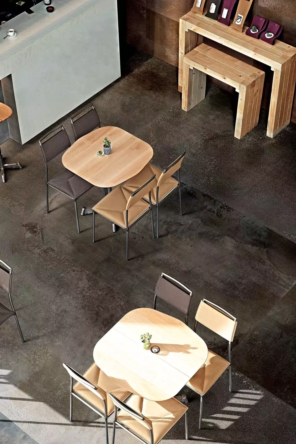 Floor Gres Flowtech Aged Bronze Nat.6Mm 160X160 Ret  757912