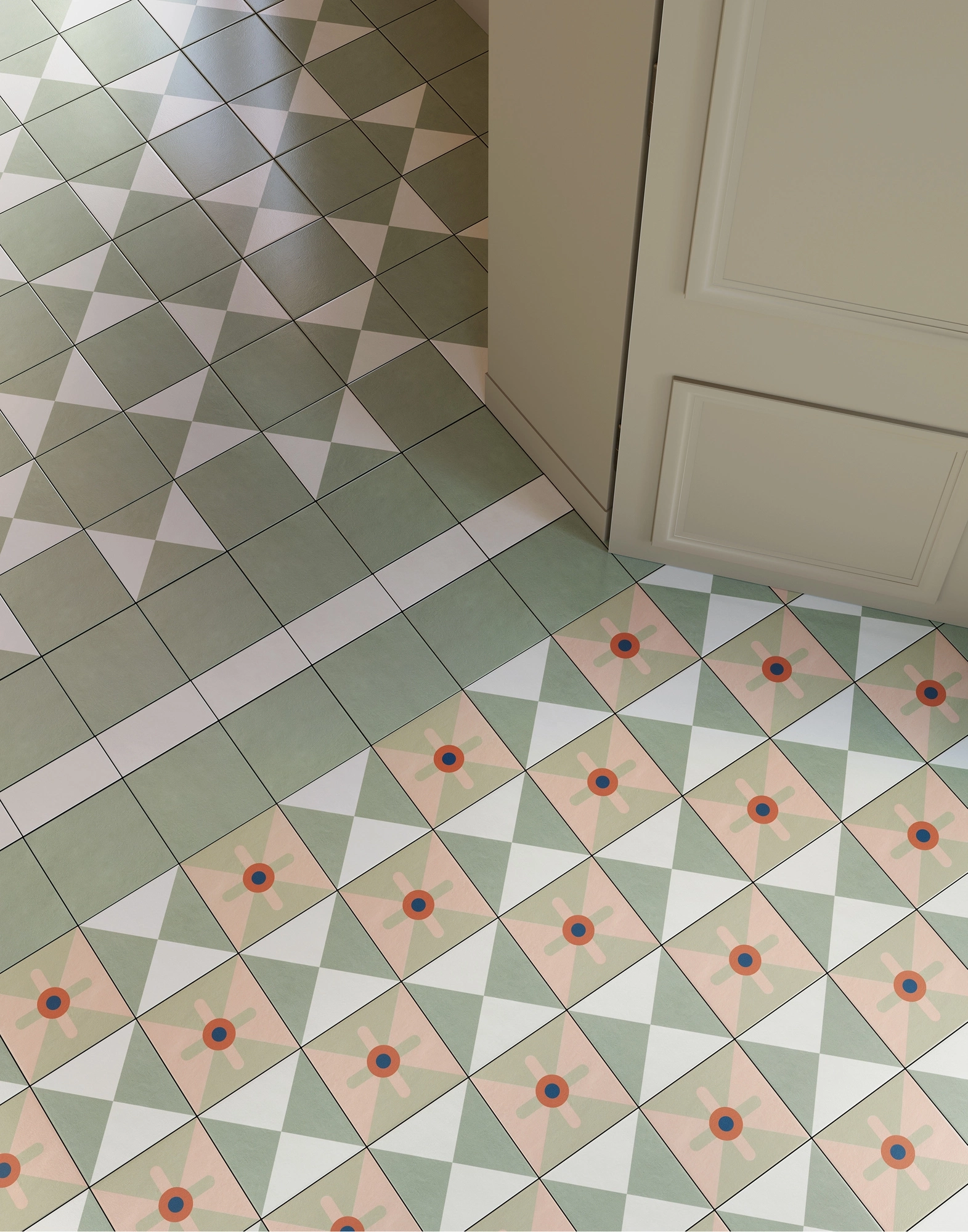 Mutina Marghe Square Green 20,5X20,5 NDM14