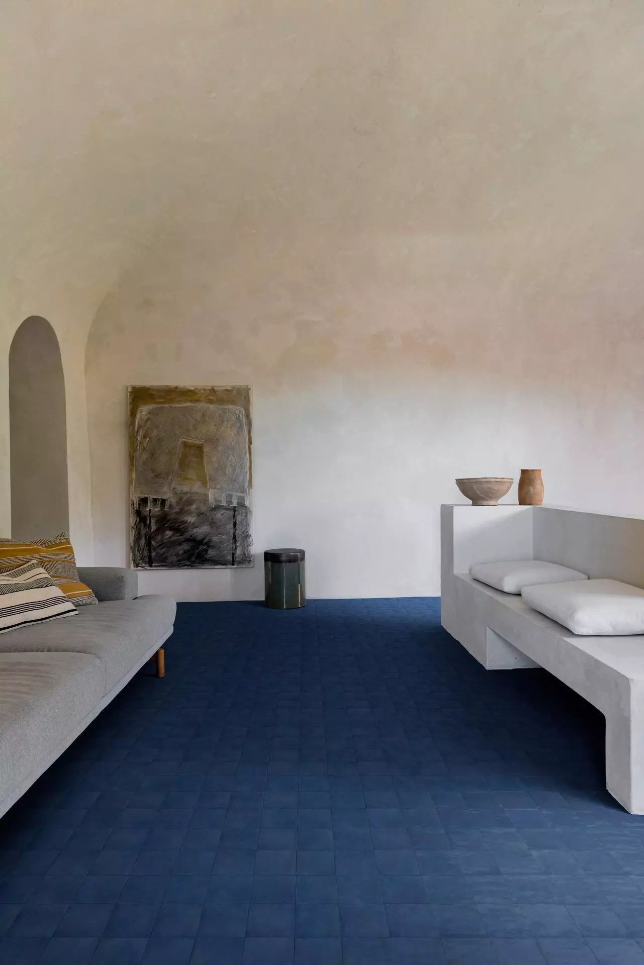 Marazzi Memoria Blu Struttura Stamp MAYA