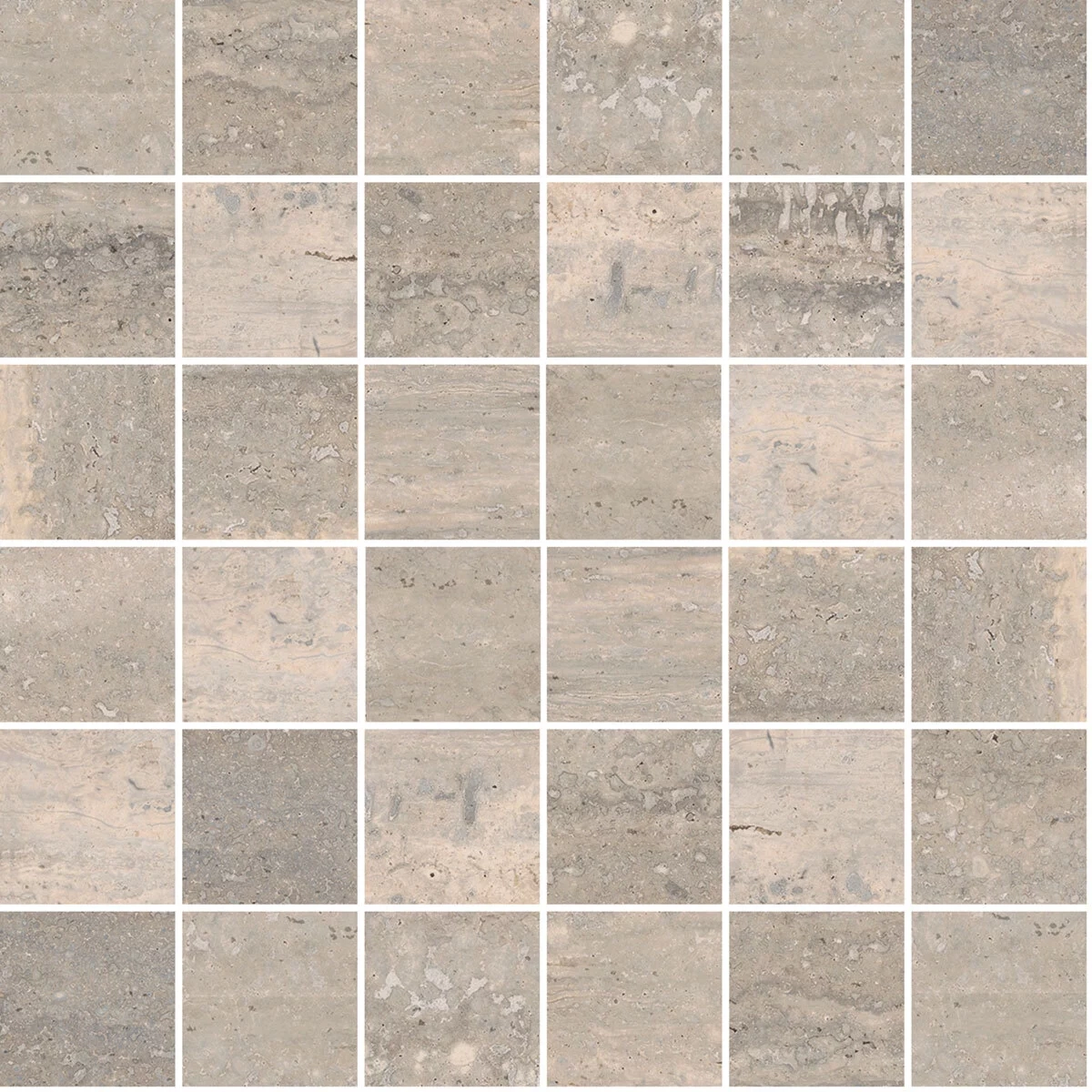 Marazzi Mystone Travertino Silver Mosaico M9P0