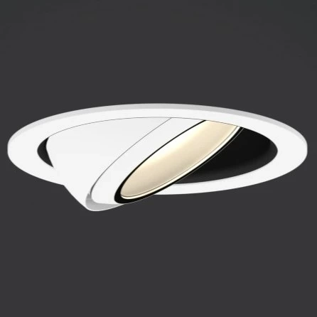 Più R piano - Deckenlampe mattschwarze Röhre