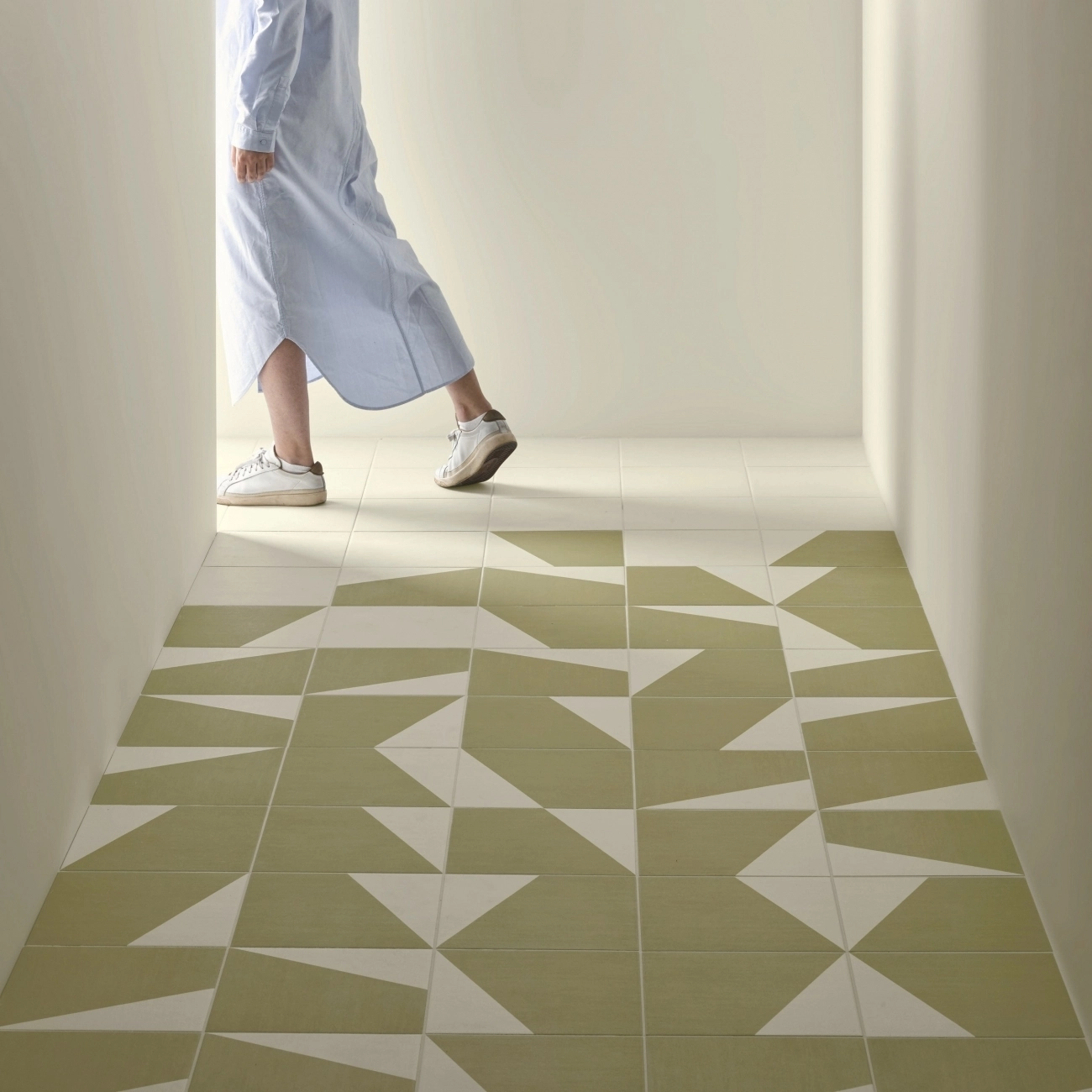 Mutina Puzzle Olive 25X25 BOZ11