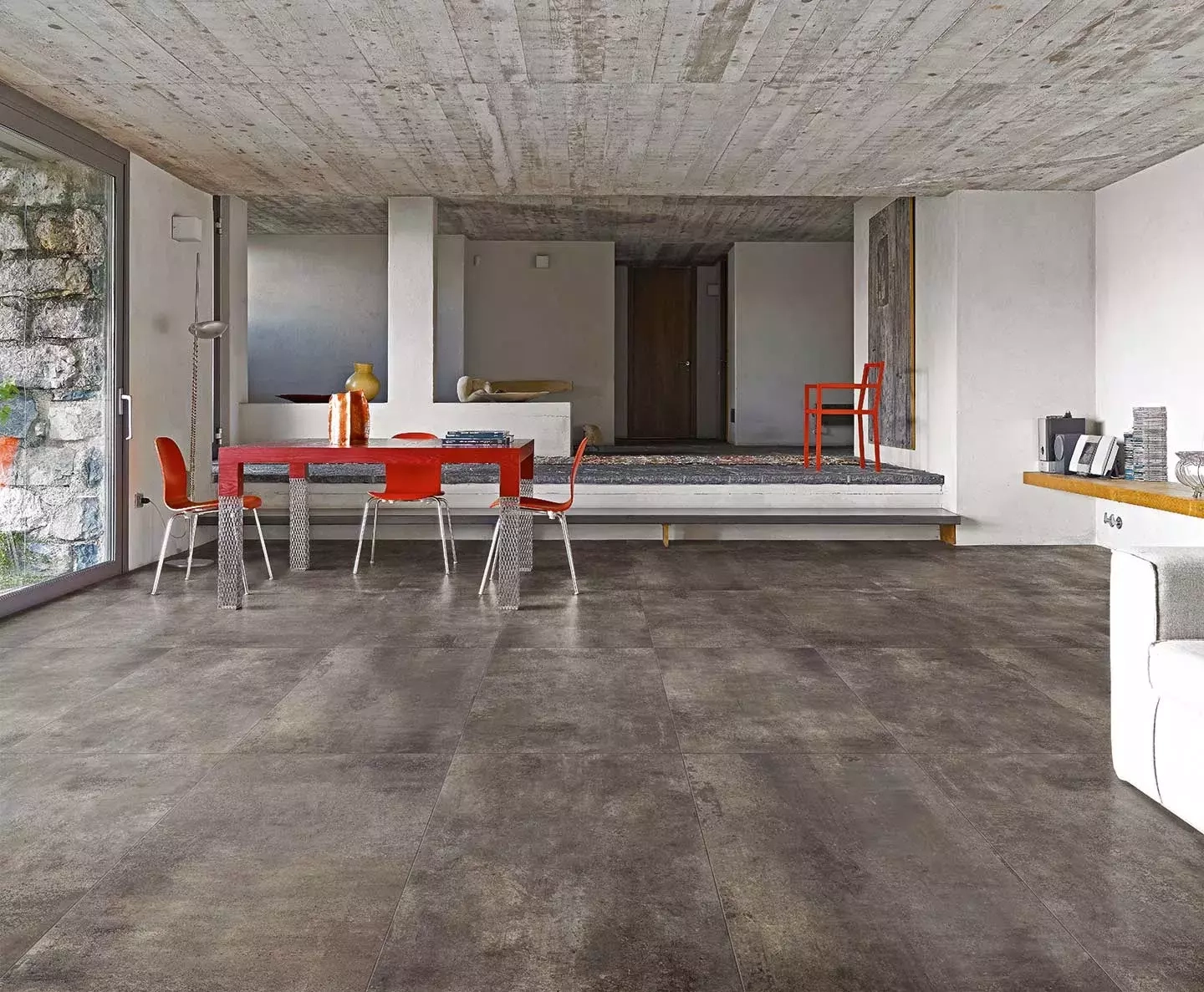 Floor Gres Rawtech Raw-Coal Strutturato 60X60 Ret  753925