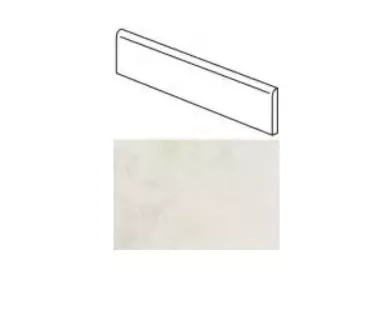 Refin Design Industry Oxyde White Battiscopa R 7X75 LG84