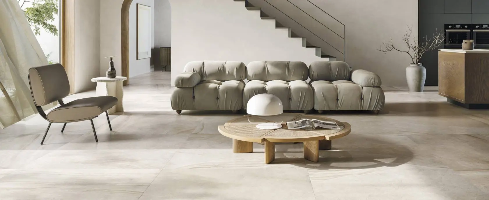 Refin Sublime Beige Plisse' Mosaico Mix R OU16