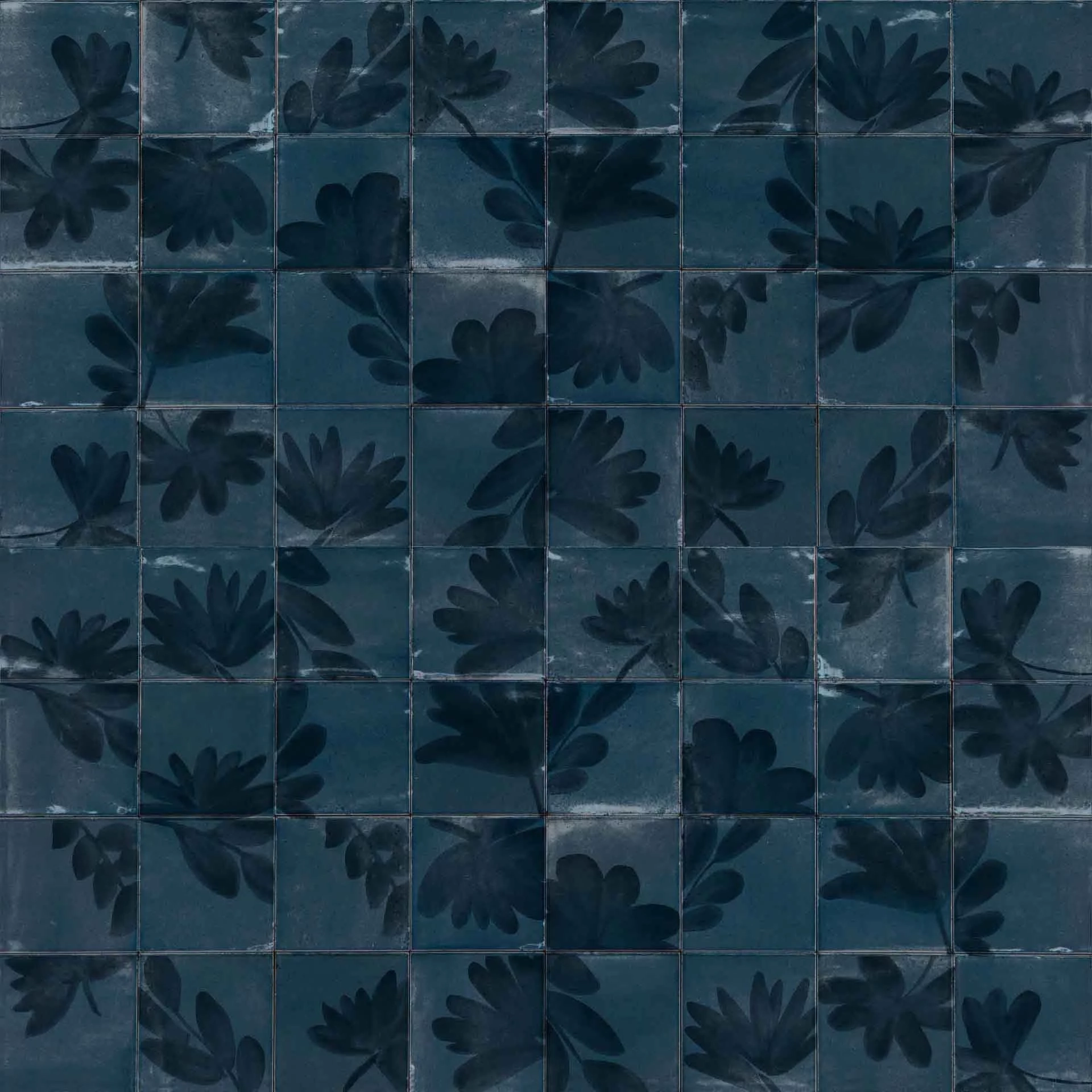 Marazzi Rice Blu Decoro Blossom Lux M9J9