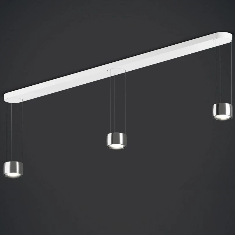 Sento sospeso tre - Lampa wisząca matt white body base