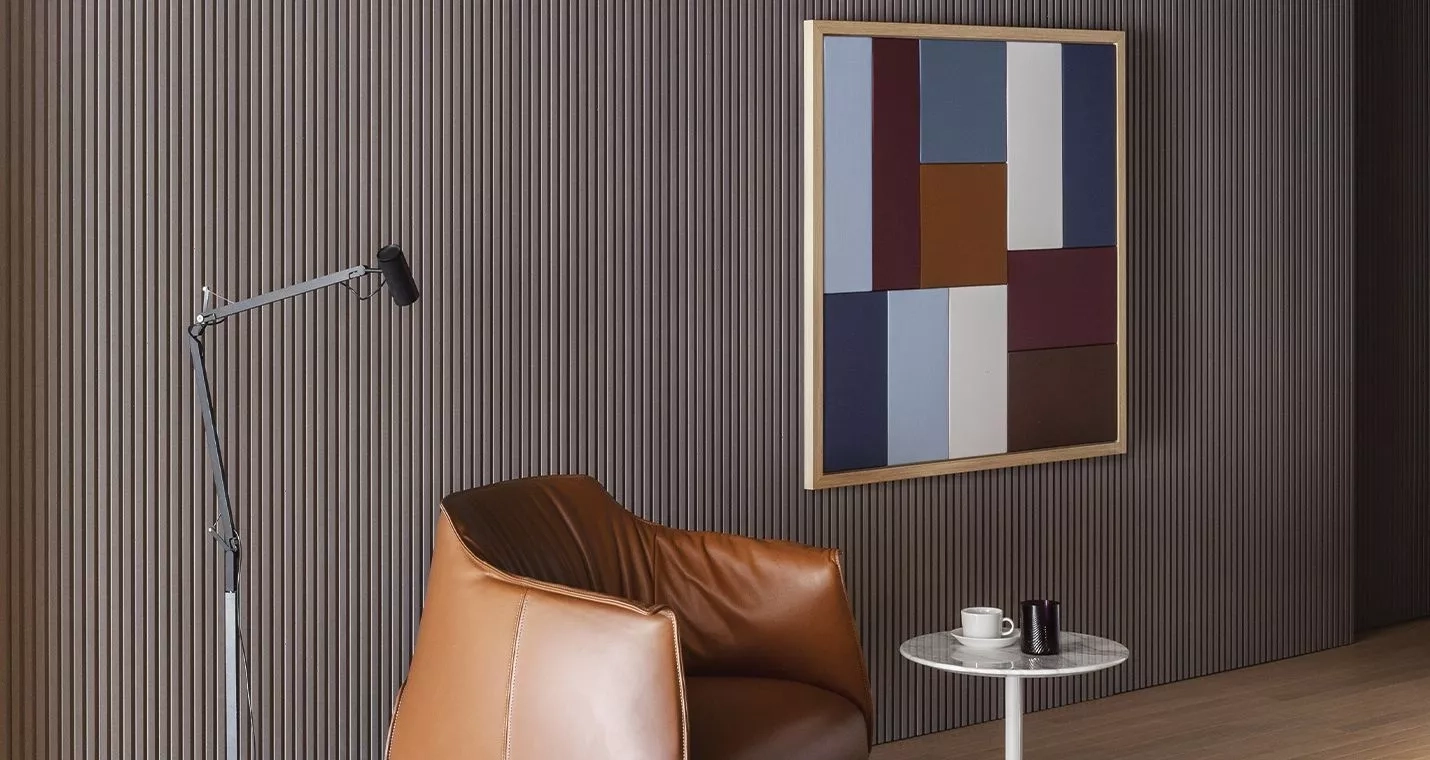 Graphic wall composition Poltrona Frau Tableau