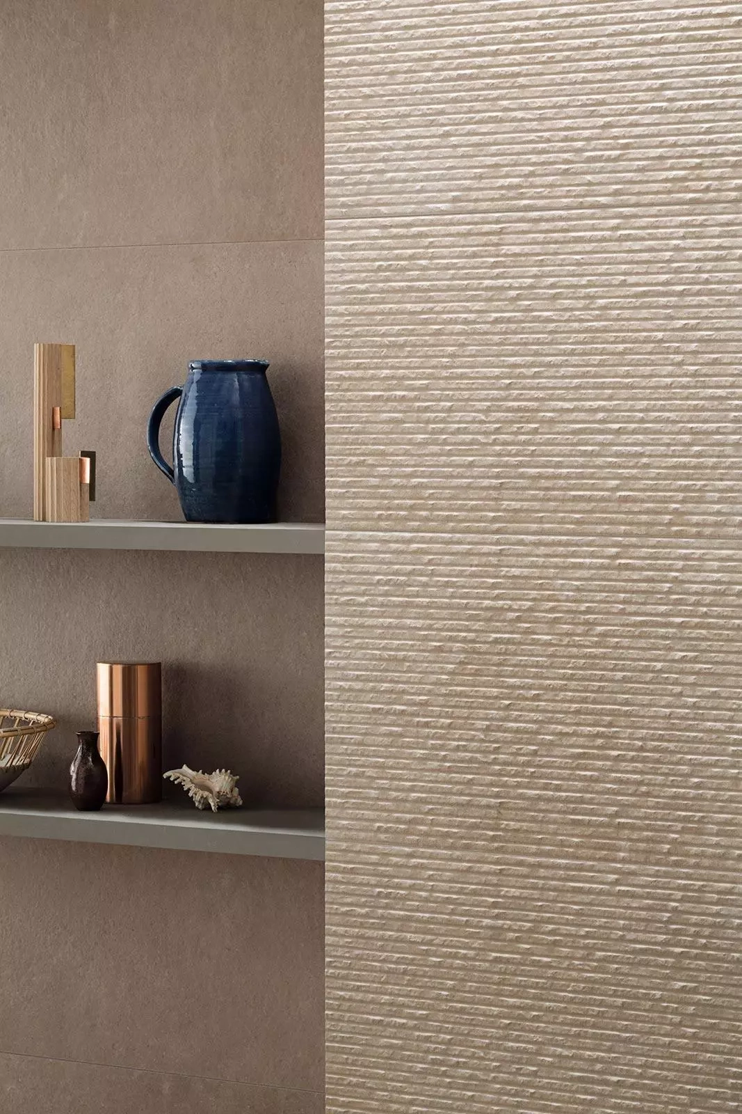 Marazzi 400X1.2 Stone_Art Taupe Str Woodcut M01A