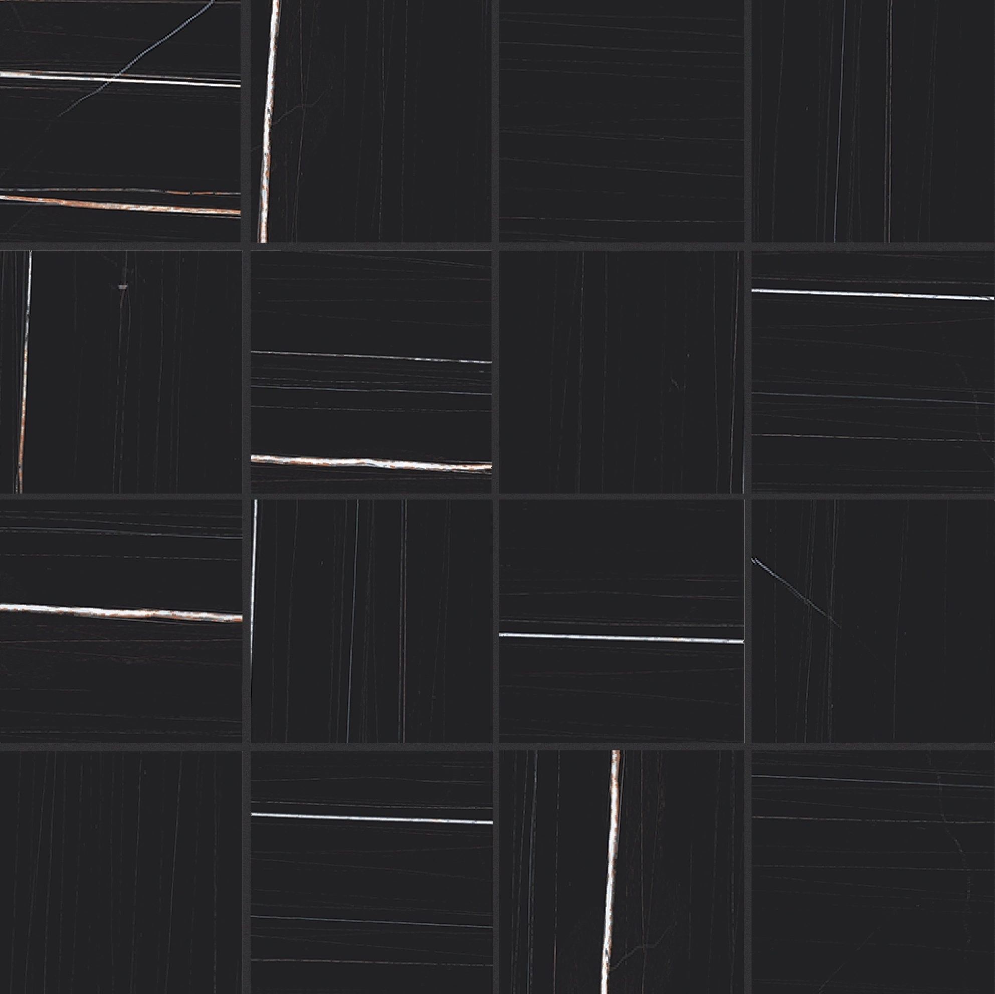 Florim Casa Dolce Casa Stones 2.0 Saha.Noir Glo.6Mm Mos.7,5X7,5  752808