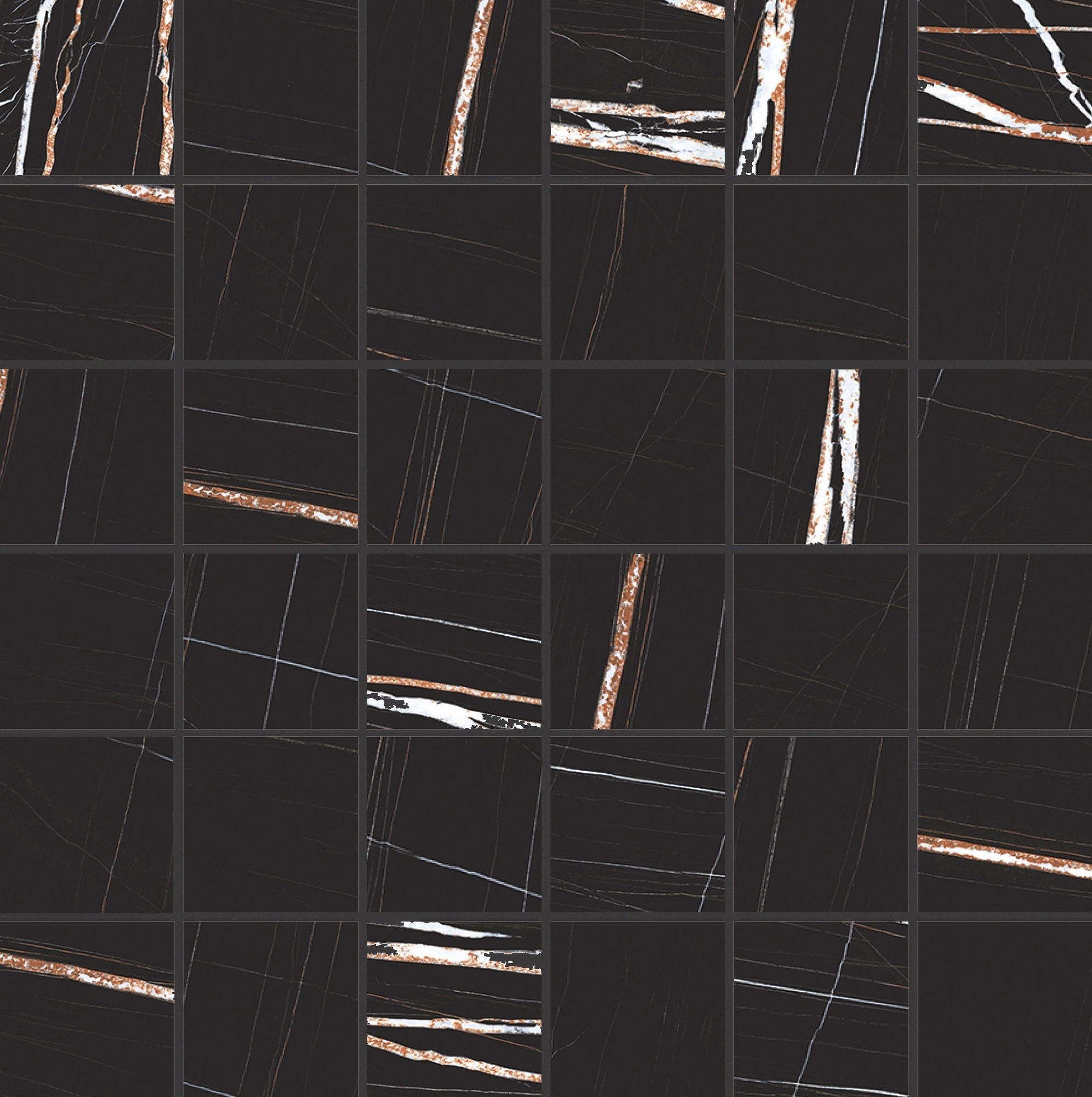 Florim Casa Dolce Casa Stones 2.0 Sahara Noir Matte Mosaico 5X5  756685