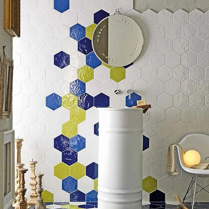 Tonalite Esagona Blu 6531