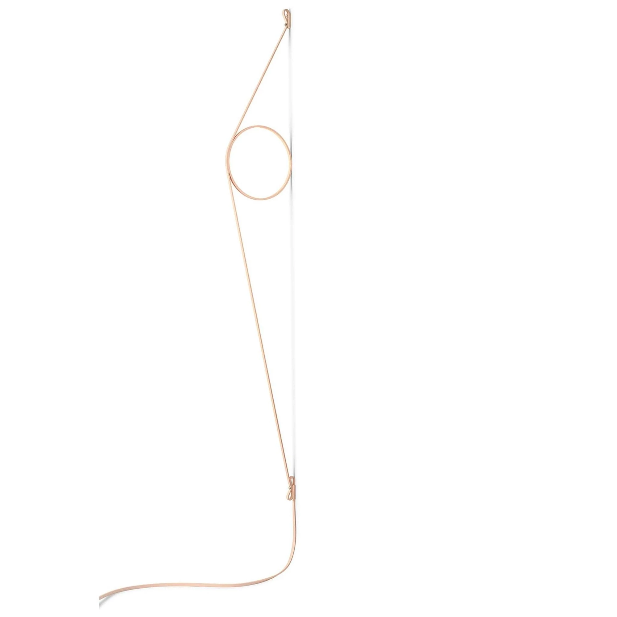 Lampada da parete e soffitto FLOS F9514034 Wirering Pink