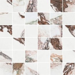 Italgraniti Calacatta Pink Mosaico Lap.  30X30 CH013ML