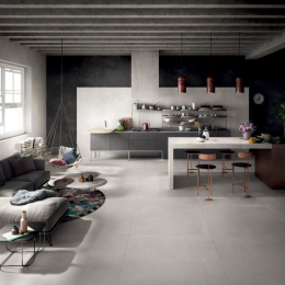 Desvres Ariana Concrea Plain White Ret PF60002607