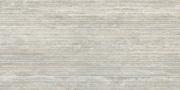 Italgraniti Trav.Grigio Vein Cut Ribbed Sq. 120X60 TR05BAR