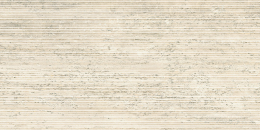 Italgraniti Trav.Bianco Vein Cut Ribbed Sq. 120X60 TR01BAR