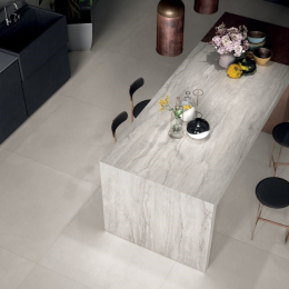 Desvres Ariana Concrea Pl.White Ret    80X80 PF60003063