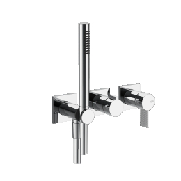 Mixer with diverter and antilimestone handshower Gessi 73636
