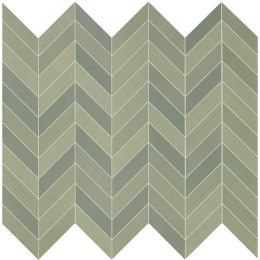Mutina Mews Green Chevron 5,5X39,4 BOM90