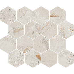 Cerdomus Karnis Mosaico Esagona Ivory Levigato 97433