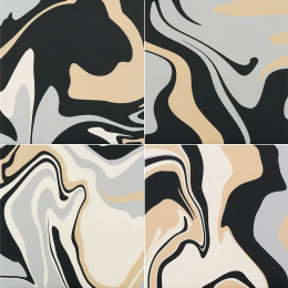 Quintessenza Fluid Black Coffee 18.6x18.6 FLU115M