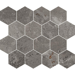 Cerdomus Karnis Mosaico Esagona Charcoal Matt 97426