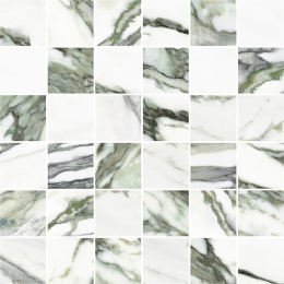 Italgraniti Calacatta Green Mosaico Lap.  30X30 CH023ML