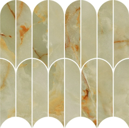 Marazzi Allmarble Onice Giada Mosaico Ventaglio Lux MPAW