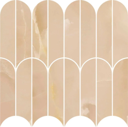 Marazzi Allmarble Onice Beige Mosaico Ventaglio Lux MPAV