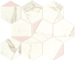 Atlas Concorde Marvel Calacatta Prestigio Rose Hex Silk A4WS