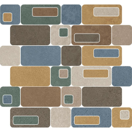 Cerdomus Concrete Art Mosaico Pattern Warm Matt 97860
