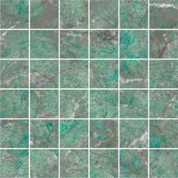 Italgraniti Amazzonite Mosaico Lap.  30X30 CH053ML