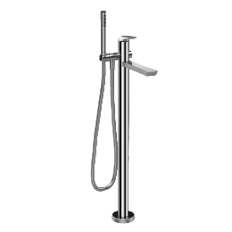 Mixer with automatic diverter and antilimestone handshower Gessi 72028