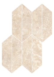 Ragno Travertino Cross Beige Mosaico Losanga RCLG