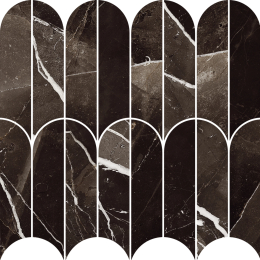 Marazzi Allmarble Calacatta Black Mosaico Ventaglio Lux MEZR